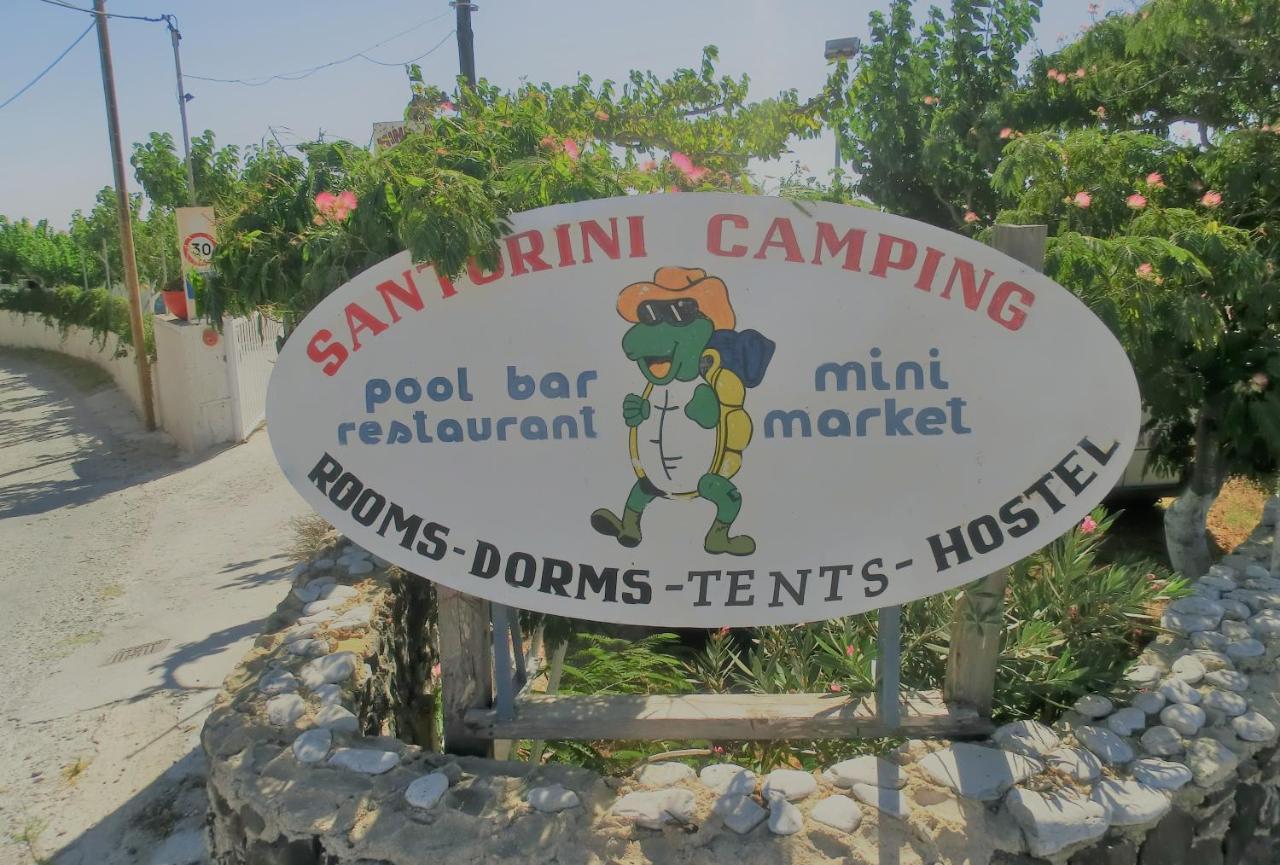 Santorini Camping & Hostel Φηρά Εξωτερικό φωτογραφία